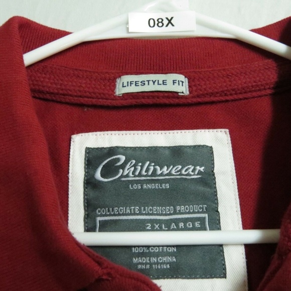 2XL Oklahoma Sooners Slim Fit Men Cotton #08X Polo - Picture 4 of 6